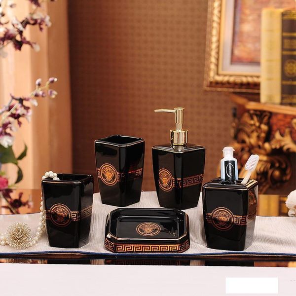 luxury style bath accessory set five piece suit soap bottle household elegant exquisite ceramics gift for bathroom 116fy zz
luxury style bath accessory set five piece suit soap bottle household elegant exquisite ceramics gift for bathroom 116fy zz