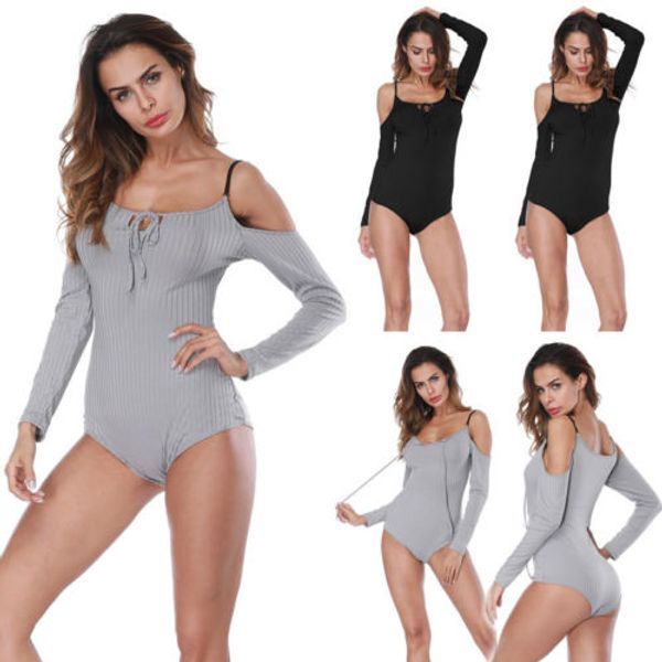 women ladies summer skinny off shoulder bodysuits slim slash neck side lace up bodysuits solid long sleeve bodysuits, Black;white
women ladies summer skinny off shoulder bodysuits slim slash neck side lace up bodysuits solid long sleeve bodysuits, Black;white