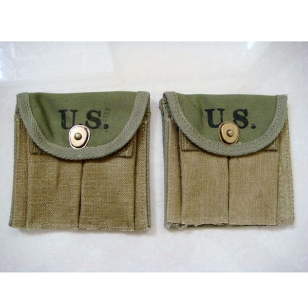 pair of ww2 us military m1 carbine rifle mag military ammunition pouch bag boxing ring
pair of ww2 us military m1 carbine rifle mag military ammunition pouch bag boxing ring