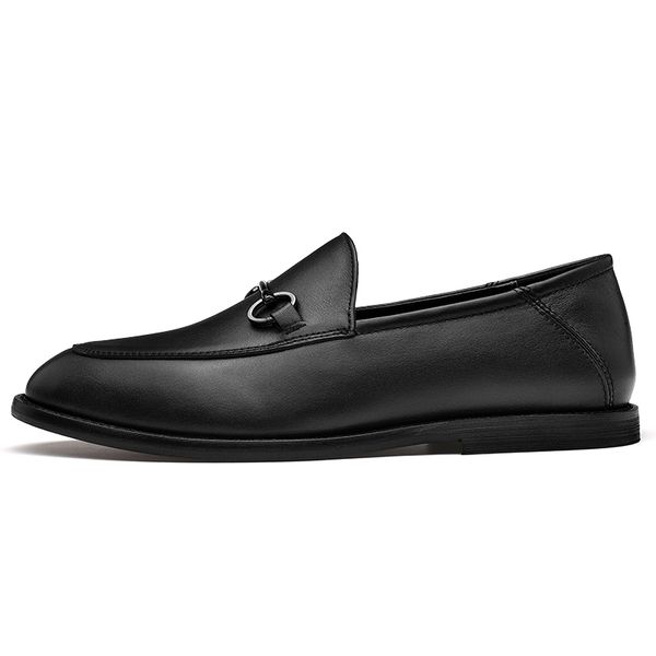 2019 new men's shoes soft leather lightweight casual shoes loafers handsome and comfortable office footwear 6#20d50, Black
2019 new men's shoes soft leather lightweight casual shoes loafers handsome and comfortable office footwear 6#20d50, Black