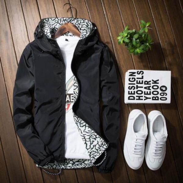 a16 spring and autumn windbreaker fashion men's wear double-sided jacket, Black;brown
a16 spring and autumn windbreaker fashion men's wear double-sided jacket, Black;brown