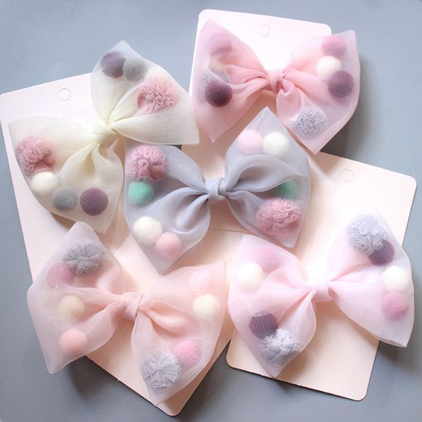 hair accessories korean princess style colorful plush ball net yarn lace bow duck bill clip side pink, Slivery;white
hair accessories korean princess style colorful plush ball net yarn lace bow duck bill clip side pink, Slivery;white