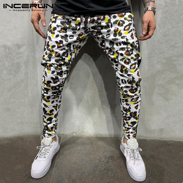 incerun autumn men printed casual drawstring pencil pants fashion joker trend hip-hop mens slim stretch elastic trousers joggers, Black
incerun autumn men printed casual drawstring pencil pants fashion joker trend hip-hop mens slim stretch elastic trousers joggers, Black