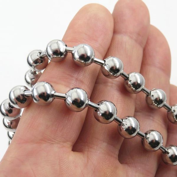 8mm 316l stainless steel big bead chain for man strand beaded necklace male special hiphop rock jewelry, Silver
8mm 316l stainless steel big bead chain for man strand beaded necklace male special hiphop rock jewelry, Silver