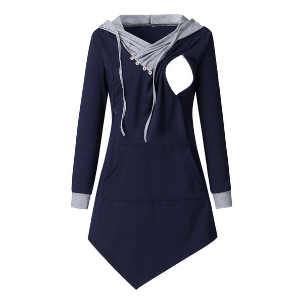 nursing women hooded irregular for breastfeeding t shirt tee pullover casual elegant pregnant maternity winter clothes 19sep, White
nursing women hooded irregular for breastfeeding t shirt tee pullover casual elegant pregnant maternity winter clothes 19sep, White