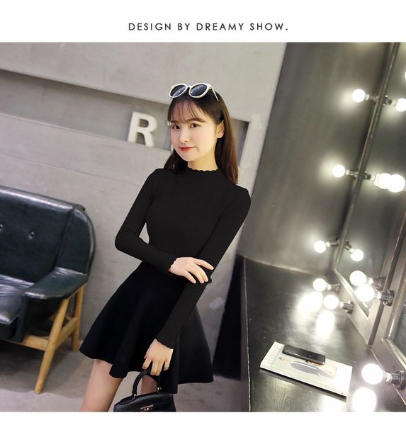 lace collar knitted sweater slim bottom autumn and winter new style girls loved it so much, White
lace collar knitted sweater slim bottom autumn and winter new style girls loved it so much, White