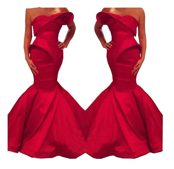 2019 new saudi arabian design red sweetheart mermaid satin floor length evening dresses custom made prom dress, White;black
2019 new saudi arabian design red sweetheart mermaid satin floor length evening dresses custom made prom dress, White;black