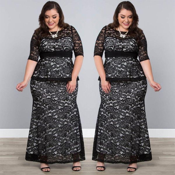 plus size dresses sheer bateau neck with sleeves mothers party prom dress evening gown for special occasion floor length sd3443, Black
plus size dresses sheer bateau neck with sleeves mothers party prom dress evening gown for special occasion floor length sd3443, Black