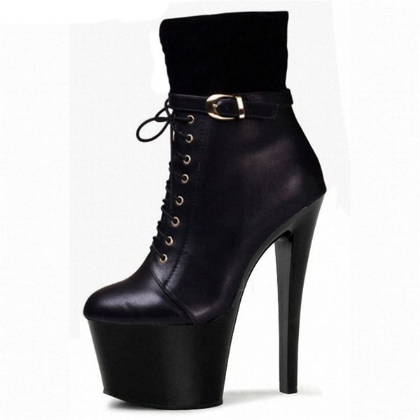 party club boots women pole dance shoes night club dancing shoes platform 17cm ultra high heels ankle boots, Black
party club boots women pole dance shoes night club dancing shoes platform 17cm ultra high heels ankle boots, Black