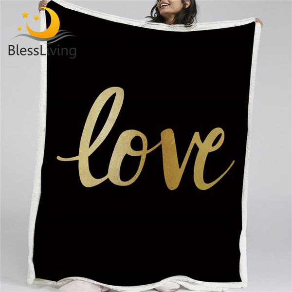 blessliving black and gold love blanket modern chic sherpa flannel fleece blanket luxurious and romantic couples bed couch manta
blessliving black and gold love blanket modern chic sherpa flannel fleece blanket luxurious and romantic couples bed couch manta