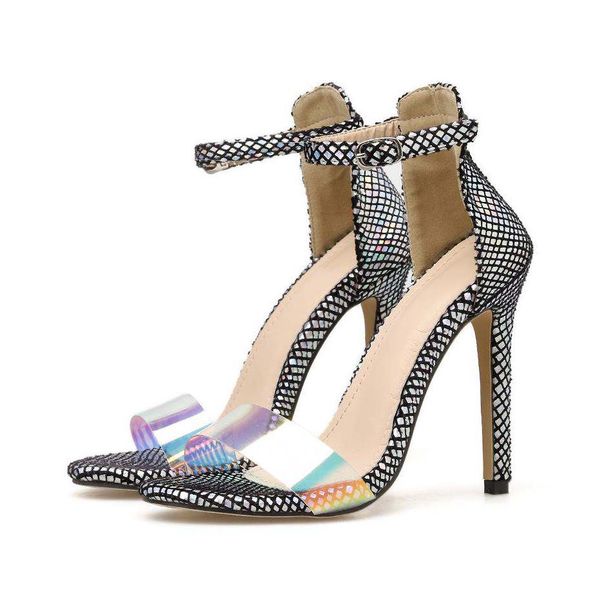 elegant black silver patchwork colorful pvc strap high heel women sandals size 35 to 40
elegant black silver patchwork colorful pvc strap high heel women sandals size 35 to 40