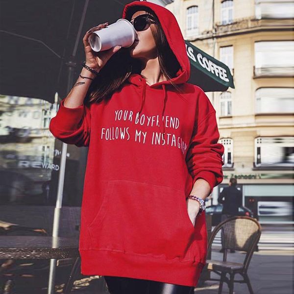 women letter print streetwear clothingfashion women hoodie sweatshirts letter print loose crop coat pullover long, Black
women letter print streetwear clothingfashion women hoodie sweatshirts letter print loose crop coat pullover long, Black