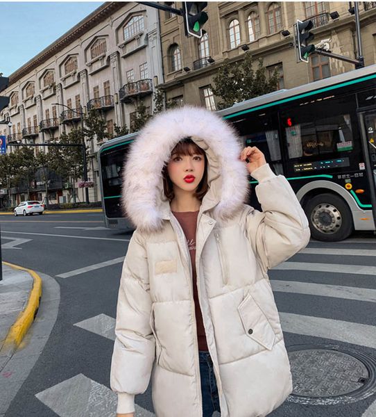 women's europe and america women's winter snow coat technology down jacket fashion warm slim large fur collar jacket, Black
women's europe and america women's winter snow coat technology down jacket fashion warm slim large fur collar jacket, Black