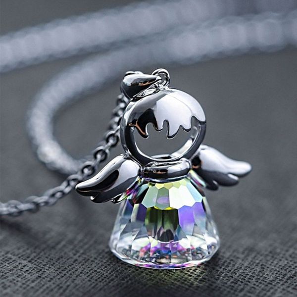 lovely austria crystal angel pendant necklace silver color chain necklace for women girlfriend choker sweater cz jewelry gift
lovely austria crystal angel pendant necklace silver color chain necklace for women girlfriend choker sweater cz jewelry gift