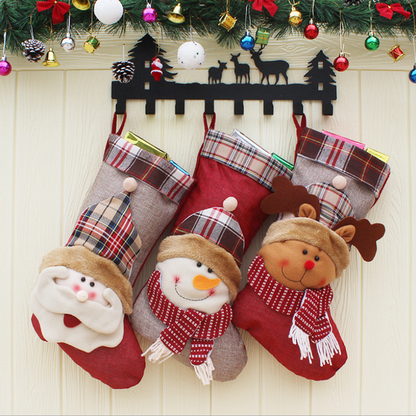 ourwarm large christmas stocking santa claus sock plaid burlap gift holder christmas tree decoration new year gift candy bags
ourwarm large christmas stocking santa claus sock plaid burlap gift holder christmas tree decoration new year gift candy bags
