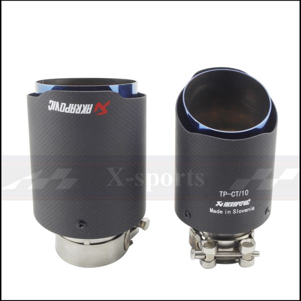 akrapovic car styling exhaust tail matte carbon muffler tip tail end universal stainless stee straight flange bluefor e90
akrapovic car styling exhaust tail matte carbon muffler tip tail end universal stainless stee straight flange bluefor e90