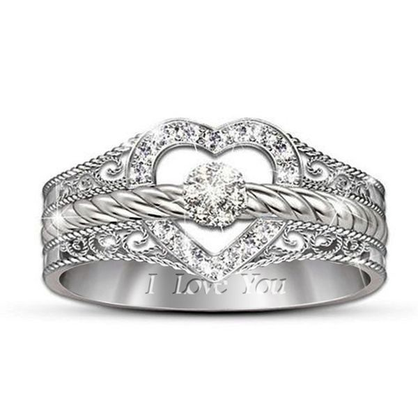 crystal heart ring for women hollow romantic lover ring vintage wedding engagement jewelry band accessories, Golden;silver
crystal heart ring for women hollow romantic lover ring vintage wedding engagement jewelry band accessories, Golden;silver