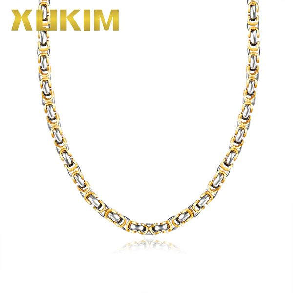 xukim jewelry 6.2mm high polished 316 stainless steel necklace chain punk biker hip hop necklace jewelry for mens gift, Silver
xukim jewelry 6.2mm high polished 316 stainless steel necklace chain punk biker hip hop necklace jewelry for mens gift, Silver