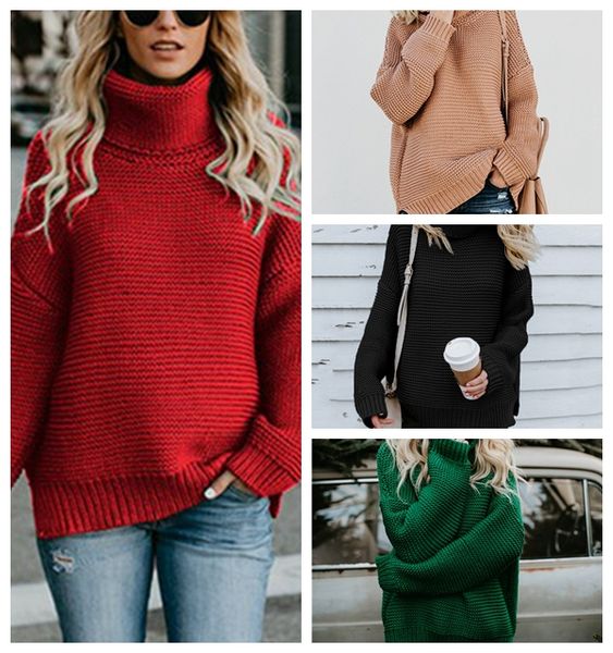 sweaters autumn and winter european explosion models thick long-sleeved high-neck pullover sweater support mixed batch, White;black
sweaters autumn and winter european explosion models thick long-sleeved high-neck pullover sweater support mixed batch, White;black