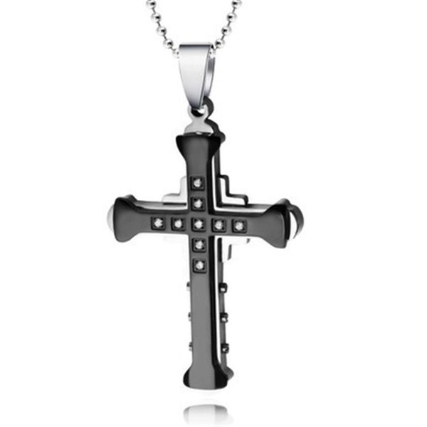 new male crystal cross jesus pendant silver gold black zirconia cross pendant necklace stainless steel jewelry for men cx02
new male crystal cross jesus pendant silver gold black zirconia cross pendant necklace stainless steel jewelry for men cx02