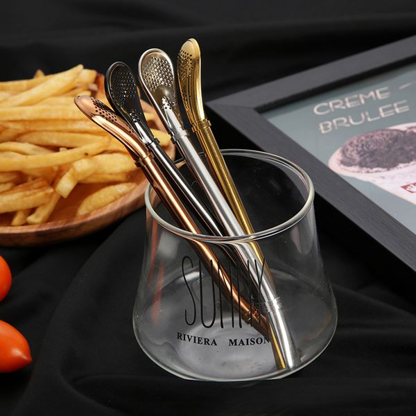 stainless steel straw spoon multifuncation tableware tool stirring coffee spoons teaspoon drink straw kitchen bar party supplies
stainless steel straw spoon multifuncation tableware tool stirring coffee spoons teaspoon drink straw kitchen bar party supplies