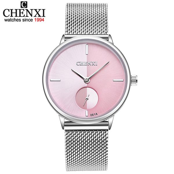 chenxi women watch stainless steel quartz watch lady casual wristwatch bracelet watches women female clock gift bracelet reloje y18110310, Slivery;brown
chenxi women watch stainless steel quartz watch lady casual wristwatch bracelet watches women female clock gift bracelet reloje y18110310, Slivery;brown