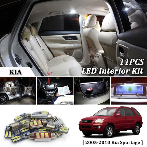 11pcs white canbus led car interior lights upgrade kit for 2005 - 2009 2010 kia sportage led interior dome trunk lights
11pcs white canbus led car interior lights upgrade kit for 2005 - 2009 2010 kia sportage led interior dome trunk lights