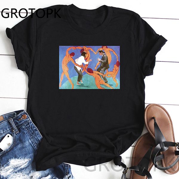 henri matisse summer t shirts women harajuku t-shirt print short sleeve tshirts streetwear casual tees black, White
henri matisse summer t shirts women harajuku t-shirt print short sleeve tshirts streetwear casual tees black, White