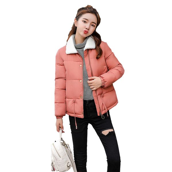 fashion solid woman short winter jackets casual warm fur collar female padded jacket cotton short parkas mujer invierno 2018, Tan;black
fashion solid woman short winter jackets casual warm fur collar female padded jacket cotton short parkas mujer invierno 2018, Tan;black