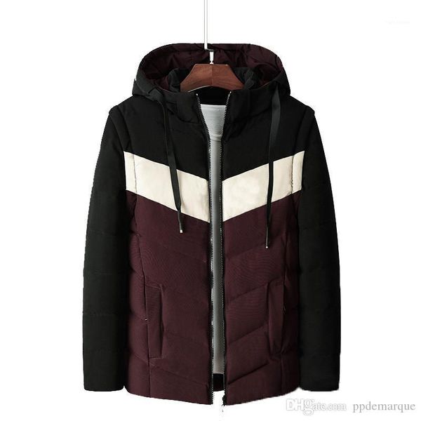 coats thick long sleeve hooded men outerwear fashion loose striped printed male clothing winter men down, Black
coats thick long sleeve hooded men outerwear fashion loose striped printed male clothing winter men down, Black