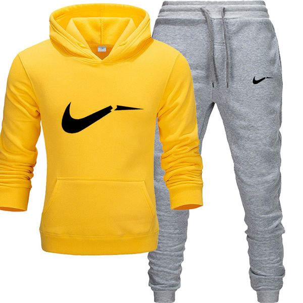 2019 new fashion hoodies men sport suit sweatshirt +sweatpants suits casual long sleeve pullover hoodie clothing, Gray
2019 new fashion hoodies men sport suit sweatshirt +sweatpants suits casual long sleeve pullover hoodie clothing, Gray
