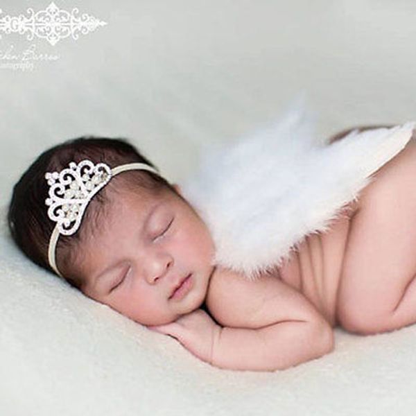 newborn baby girl white feather angel wing rhinestone headband headwear pgraphy prop little girls accessories, Slivery;white
newborn baby girl white feather angel wing rhinestone headband headwear pgraphy prop little girls accessories, Slivery;white