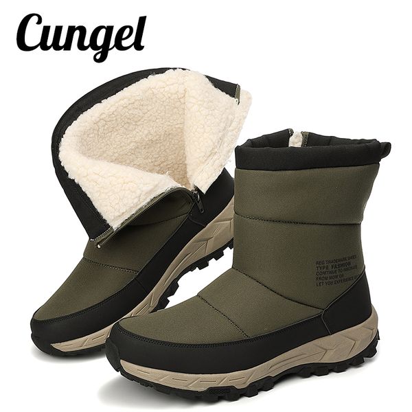 new fashion men boots waterproof ankle snow boots shoes warm fur plush slip-on winter shoes plush outdoor camping, Black
new fashion men boots waterproof ankle snow boots shoes warm fur plush slip-on winter shoes plush outdoor camping, Black