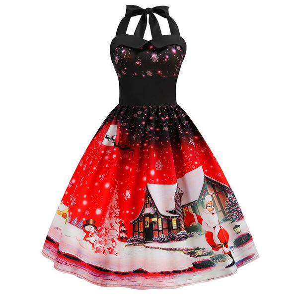 vintage dress 2019 casual christmas tree snowman women robe 50s 60s rockabilly swing pinup vestido patchwork elegant party dress, Black;gray
vintage dress 2019 casual christmas tree snowman women robe 50s 60s rockabilly swing pinup vestido patchwork elegant party dress, Black;gray