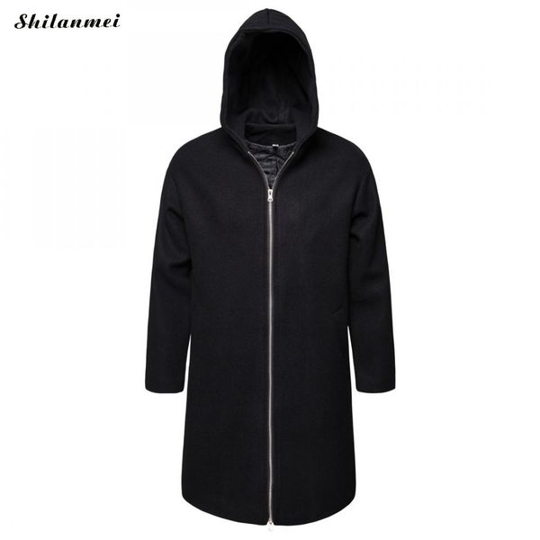 long sleeve winter coat fashion black men's coat hooded men solid overcoat men casual long jacket abrigo hombre abrigo hombre
long sleeve winter coat fashion black men's coat hooded men solid overcoat men casual long jacket abrigo hombre abrigo hombre