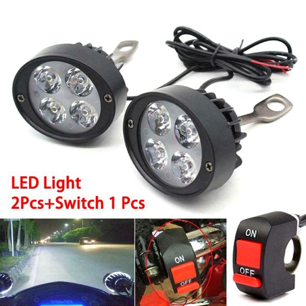 2pcs motorcycle headlight 4led 12v super high bright waterproof spotlight headlight rearview mirror light motorcycle accessories
2pcs motorcycle headlight 4led 12v super high bright waterproof spotlight headlight rearview mirror light motorcycle accessories