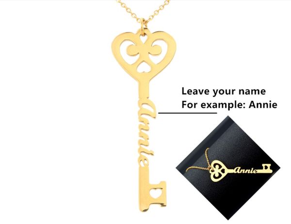 

key name choker necklaces & pendants stainless steel personalized custom necklace for women nameplate jewelry gift ketting, Silver