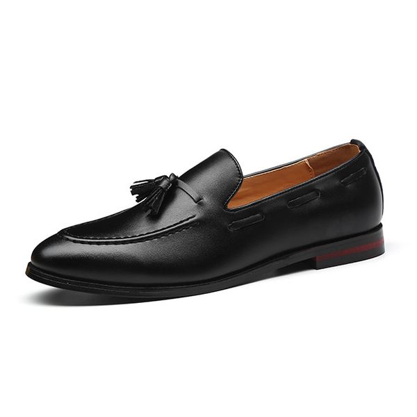 2020 new men tassel loafers pu leather formal shoes elegant dress shoe simple slip on man casual footwear large size 48 47 46, Black
2020 new men tassel loafers pu leather formal shoes elegant dress shoe simple slip on man casual footwear large size 48 47 46, Black