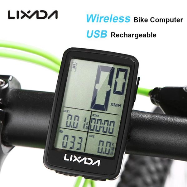 lixada rainproof mtb bike cycling computer usb rechargeable wireless bicycle speedometer odometer bike temperature satch
lixada rainproof mtb bike cycling computer usb rechargeable wireless bicycle speedometer odometer bike temperature satch