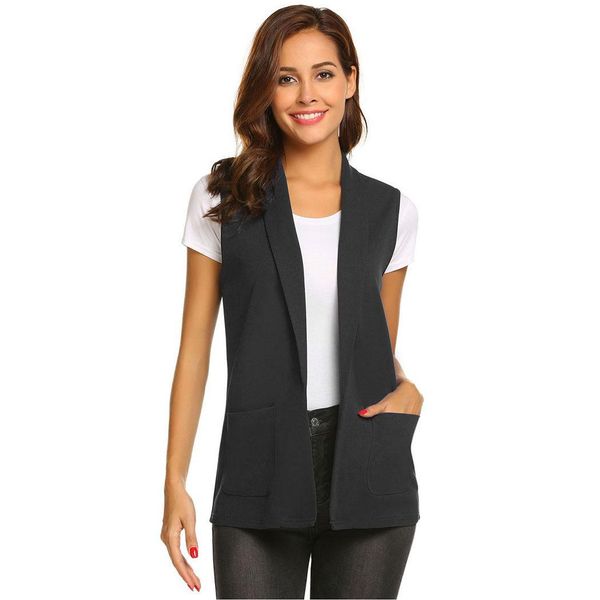 women casual solid sleeveless notched collar basic waistcoat height 176cm bust 88cm 59cm hip 90cm work casual slim, Black;white
women casual solid sleeveless notched collar basic waistcoat height 176cm bust 88cm 59cm hip 90cm work casual slim, Black;white