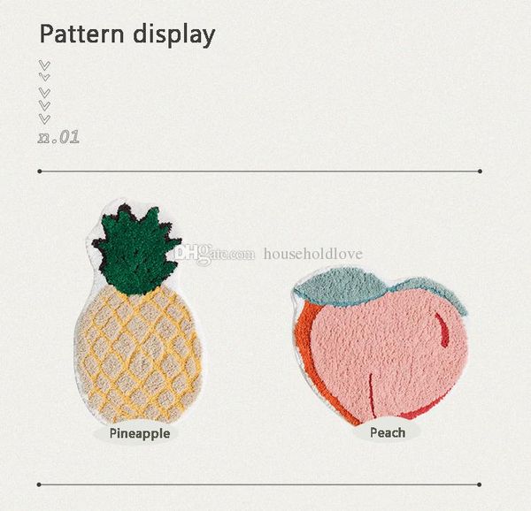 fun fruit peach pineapple toilet mats children's door bathroom absorbent mats toilet bathroom slip waterproof carpet door mat floor mat
fun fruit peach pineapple toilet mats children's door bathroom absorbent mats toilet bathroom slip waterproof carpet door mat floor mat