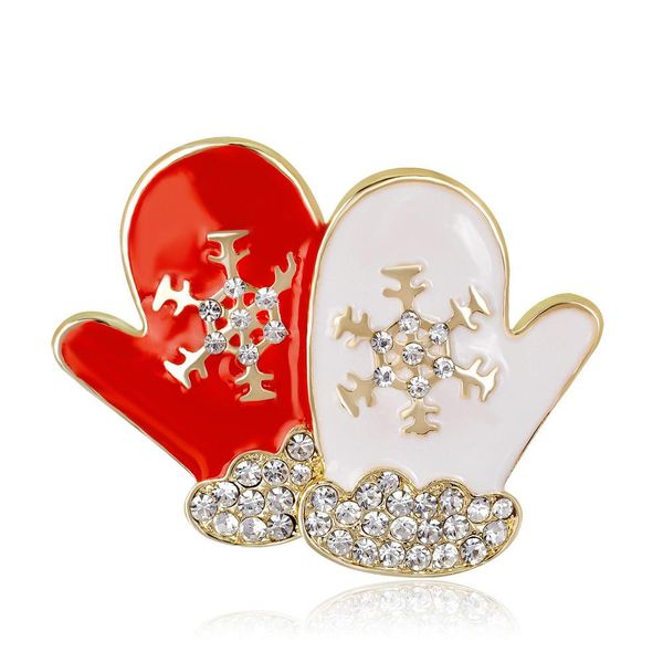 christmas fashion brooch creative diamond brooch snowflake gloves, corsage, Gray
christmas fashion brooch creative diamond brooch snowflake gloves, corsage, Gray