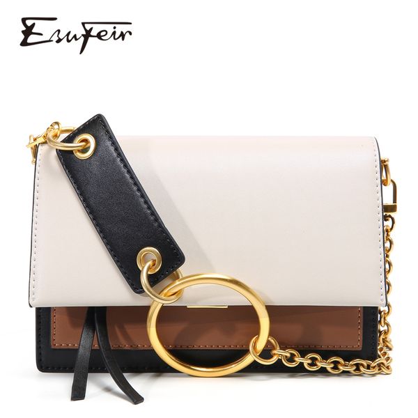 esufeir leather shoulder bag for women 2019 vintage flap bag fashion chain round ring female crossbody small women bags
esufeir leather shoulder bag for women 2019 vintage flap bag fashion chain round ring female crossbody small women bags