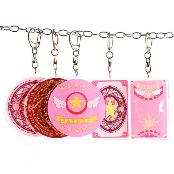 key chain cardcaptor sakura acrylic key ring woman cartoon keychain kids keyring anime man girls cute zinc alloy llavero brelok, Silver
key chain cardcaptor sakura acrylic key ring woman cartoon keychain kids keyring anime man girls cute zinc alloy llavero brelok, Silver