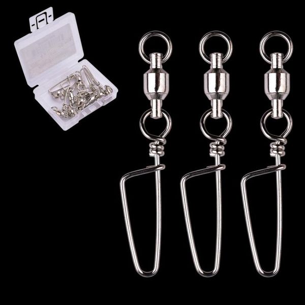 fishing hooks 10pcs stainless steel connector snap pin bearing rolling swivel pins 6 sizes 0#-6# pesca accesorios
fishing hooks 10pcs stainless steel connector snap pin bearing rolling swivel pins 6 sizes 0#-6# pesca accesorios