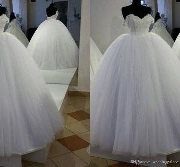 2020 white tulle a-line wedding dresses lace off shoulder ball gowns special occasion simple ivory white sweet wedding gowns
2020 white tulle a-line wedding dresses lace off shoulder ball gowns special occasion simple ivory white sweet wedding gowns