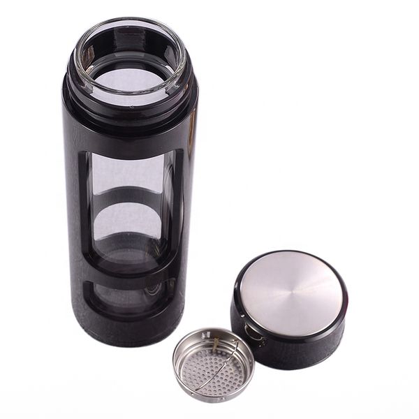 resistant borosilicate glass tea infuser portable water bottle with plastic protective 5 colors for choosing
resistant borosilicate glass tea infuser portable water bottle with plastic protective 5 colors for choosing