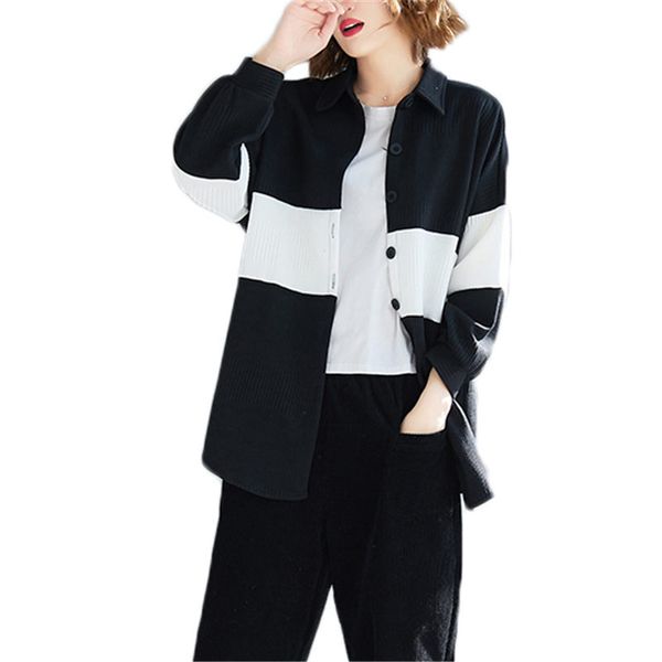 oversized women knitted shirt jacket autumn winter 2019 lapel single-breasted stitch cardigan casual thicken sweater coat f221, White;black
oversized women knitted shirt jacket autumn winter 2019 lapel single-breasted stitch cardigan casual thicken sweater coat f221, White;black
