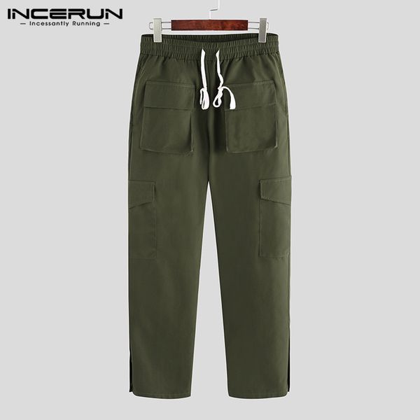 incerun мужские брюки-карго drawstring joggers уличная мешковатая 2020 мульти-карманы твердые повседневные брюки армейские зеленые брюки муж, Black
incerun мужские брюки-карго drawstring joggers уличная мешковатая 2020 мульти-карманы твердые повседневные брюки армейские зеленые брюки муж, Black