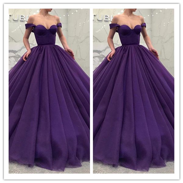 off the shoulder prom dress ball gown 2020 purple princess tulle elegant prom gown robe de soiree de longo, Black
off the shoulder prom dress ball gown 2020 purple princess tulle elegant prom gown robe de soiree de longo, Black